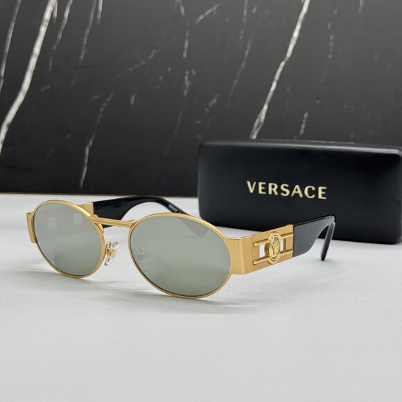 NEW VERSACE VE2264 1002/30 SUNGLASSES MOD 2264 GOLD UNISEX VERSACE VE2264 100230 main image 9
